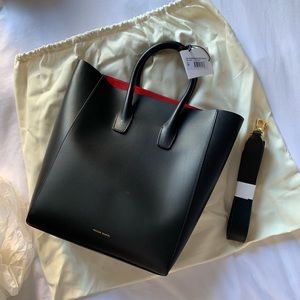 Mansur Gavriel North South Tote NWT Black/Red $595